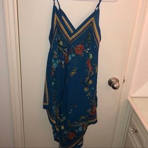 Scarf dress in teal cute bandana dress
